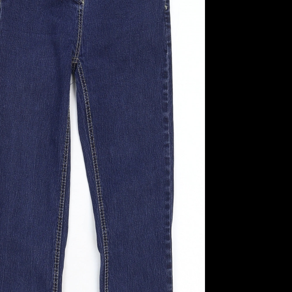 TU Womens Blue  Denim Bootcut Jeans Size 8 L29 in