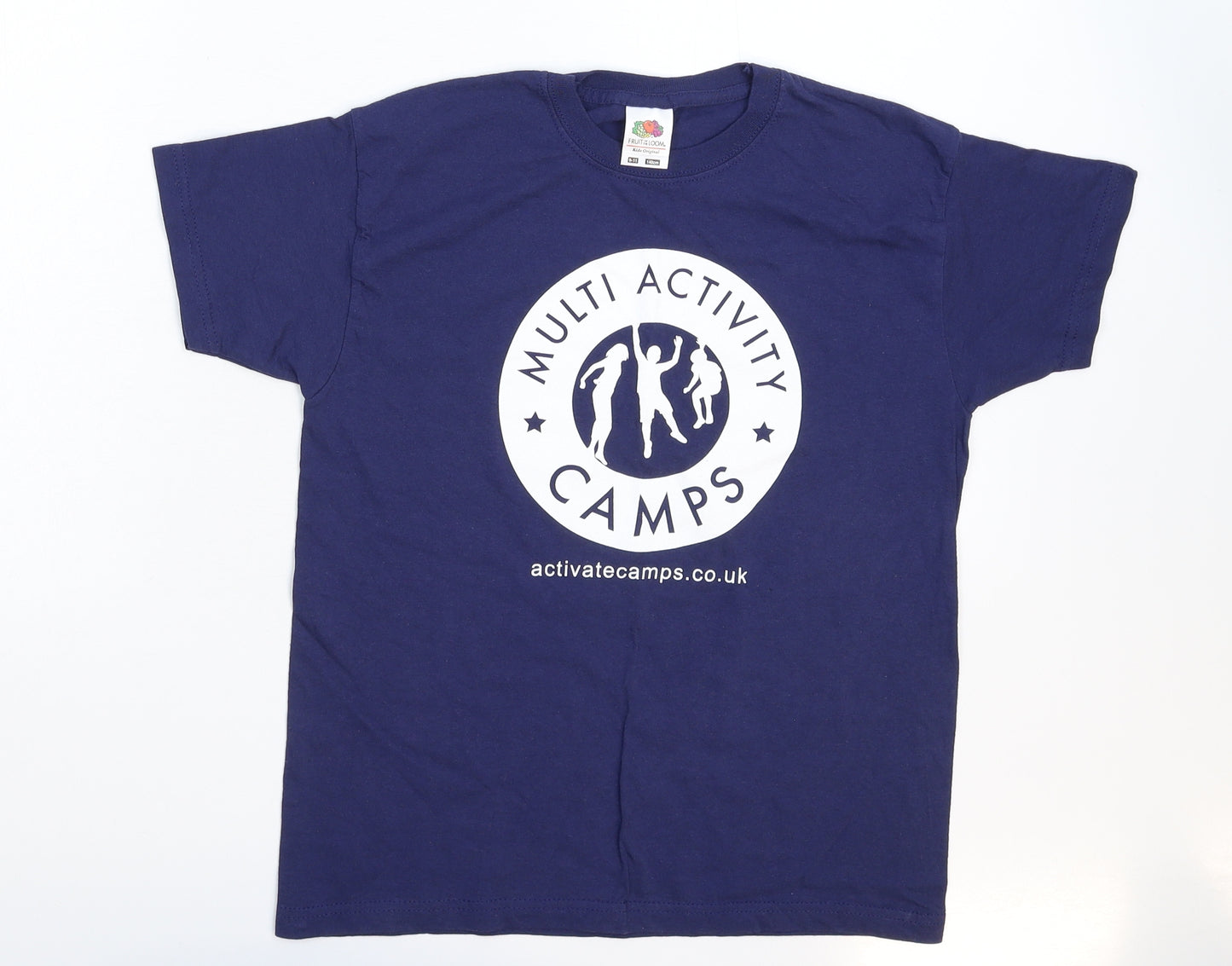 Fruit of the Loom Boys Blue   Basic T-Shirt Size 10-11 Years