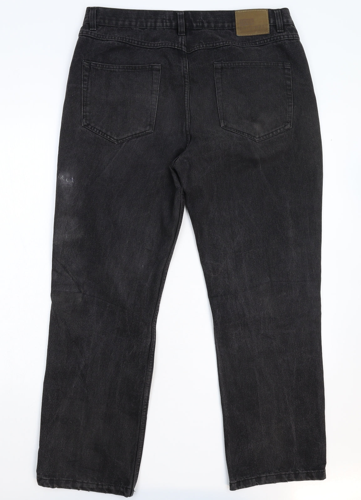 Originals Mens Black  Denim Straight Jeans Size 36 L29 in