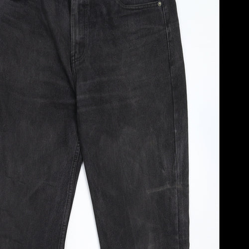 Originals Mens Black  Denim Straight Jeans Size 36 L29 in