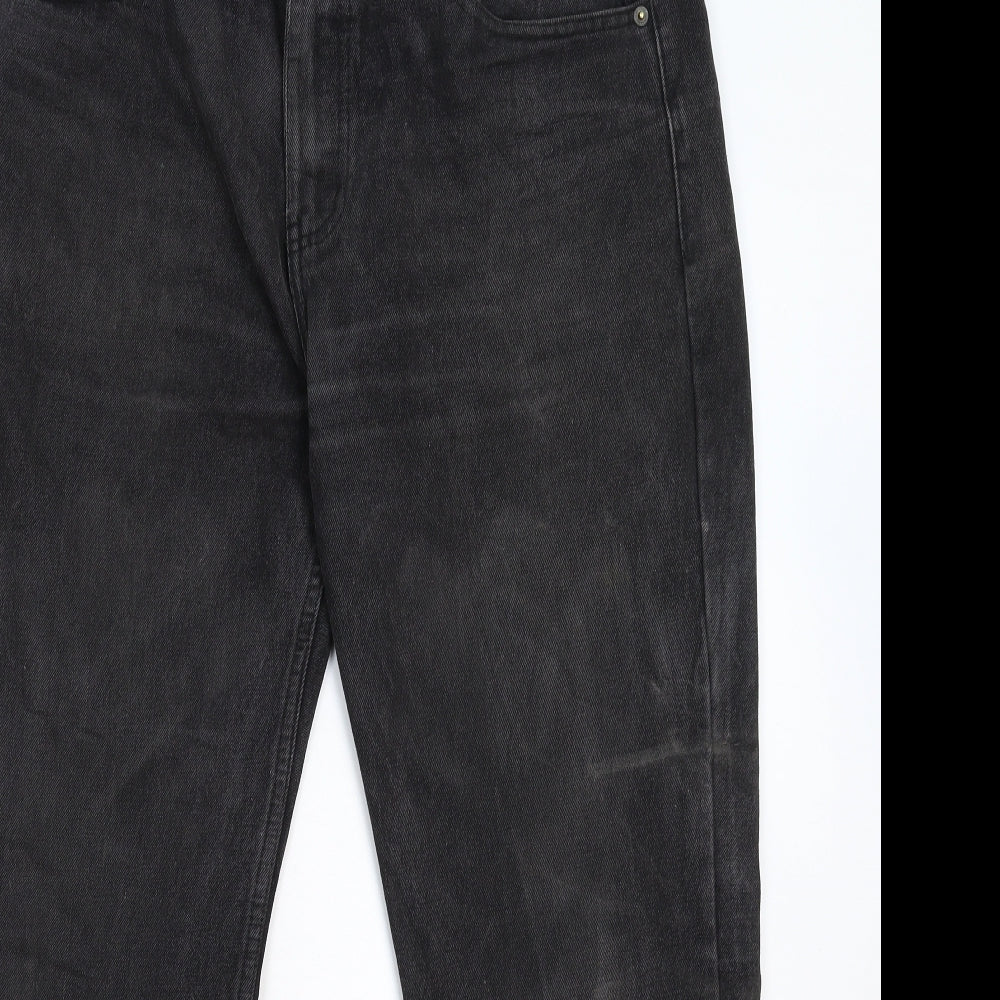 Originals Mens Black  Denim Straight Jeans Size 36 L29 in