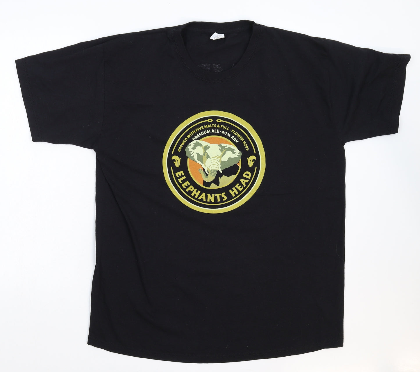 Fruit of the Loom Mens Black    T-Shirt Size XL