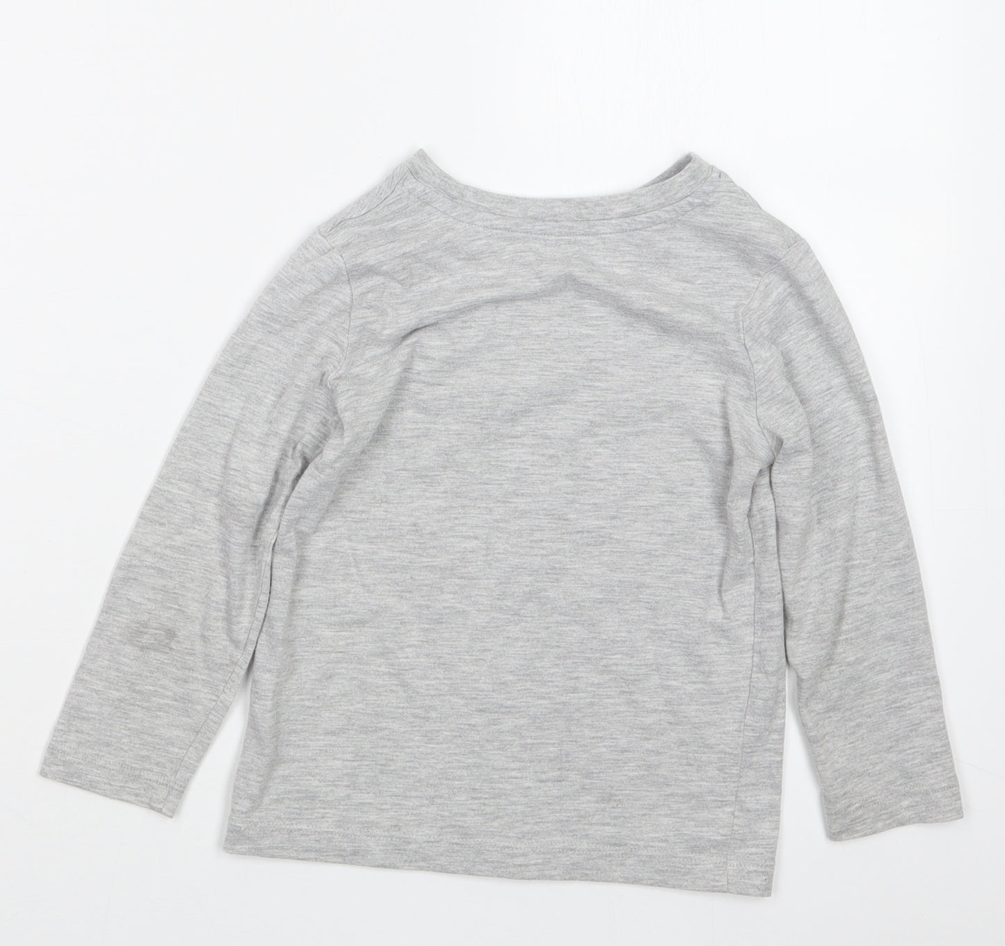 George Boys Grey Geometric   Pyjama Top Size 3-4 Years