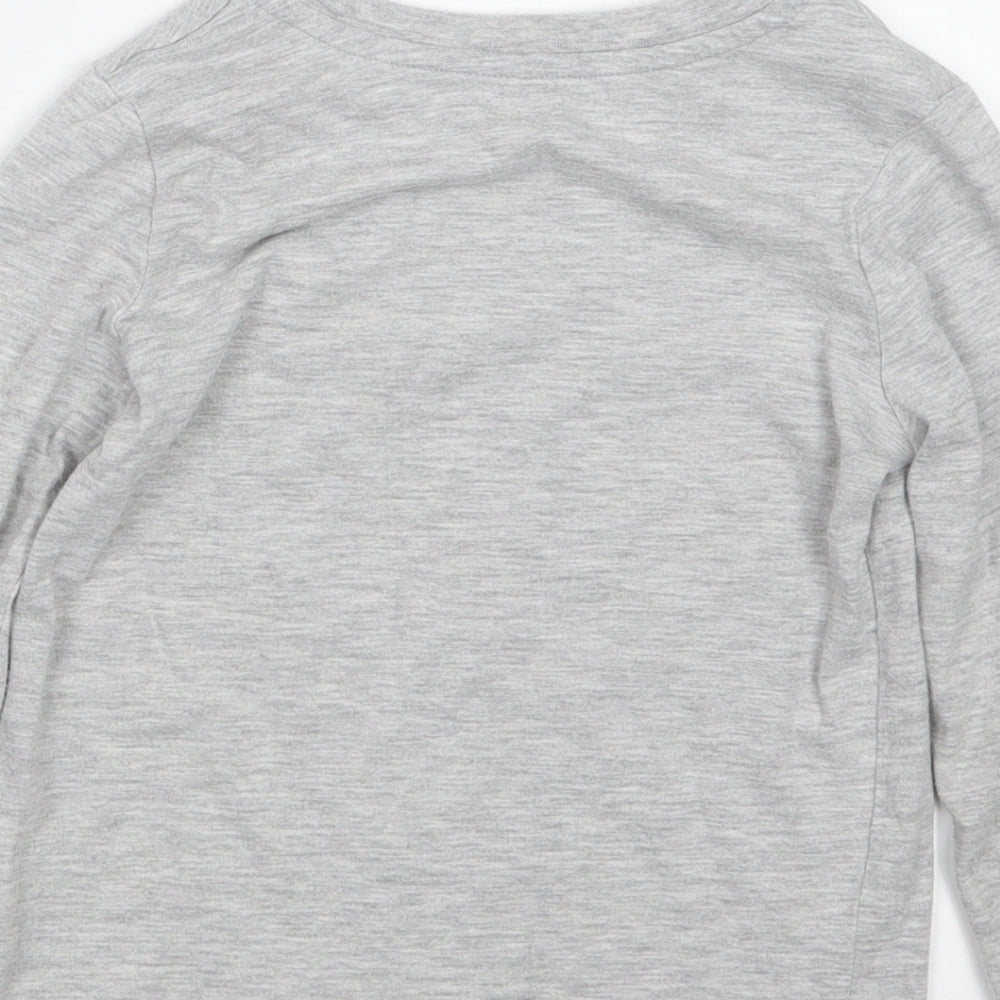 George Boys Grey Geometric   Pyjama Top Size 3-4 Years