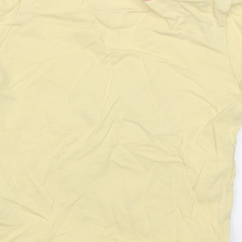 George Girls Yellow   Basic T-Shirt Size 2-3 Years