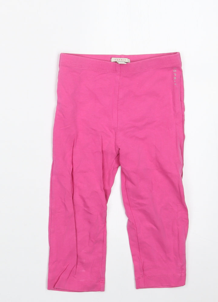 Spirit Girls Pink Geometric Capri Pyjama Pants Size 6-7 Years