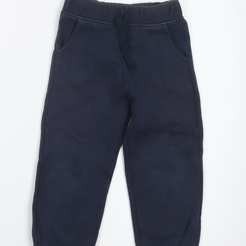 John Lewis Boys Blue   Jogger Trousers Size 3-4 Years