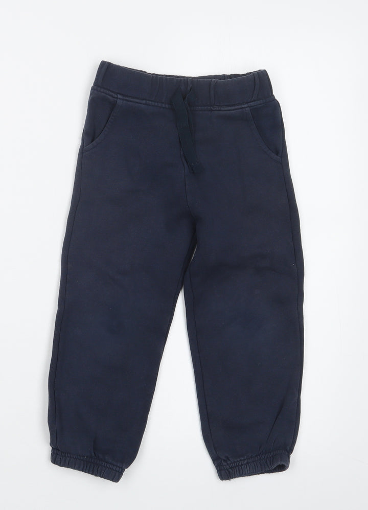 John Lewis Boys Blue   Jogger Trousers Size 3-4 Years