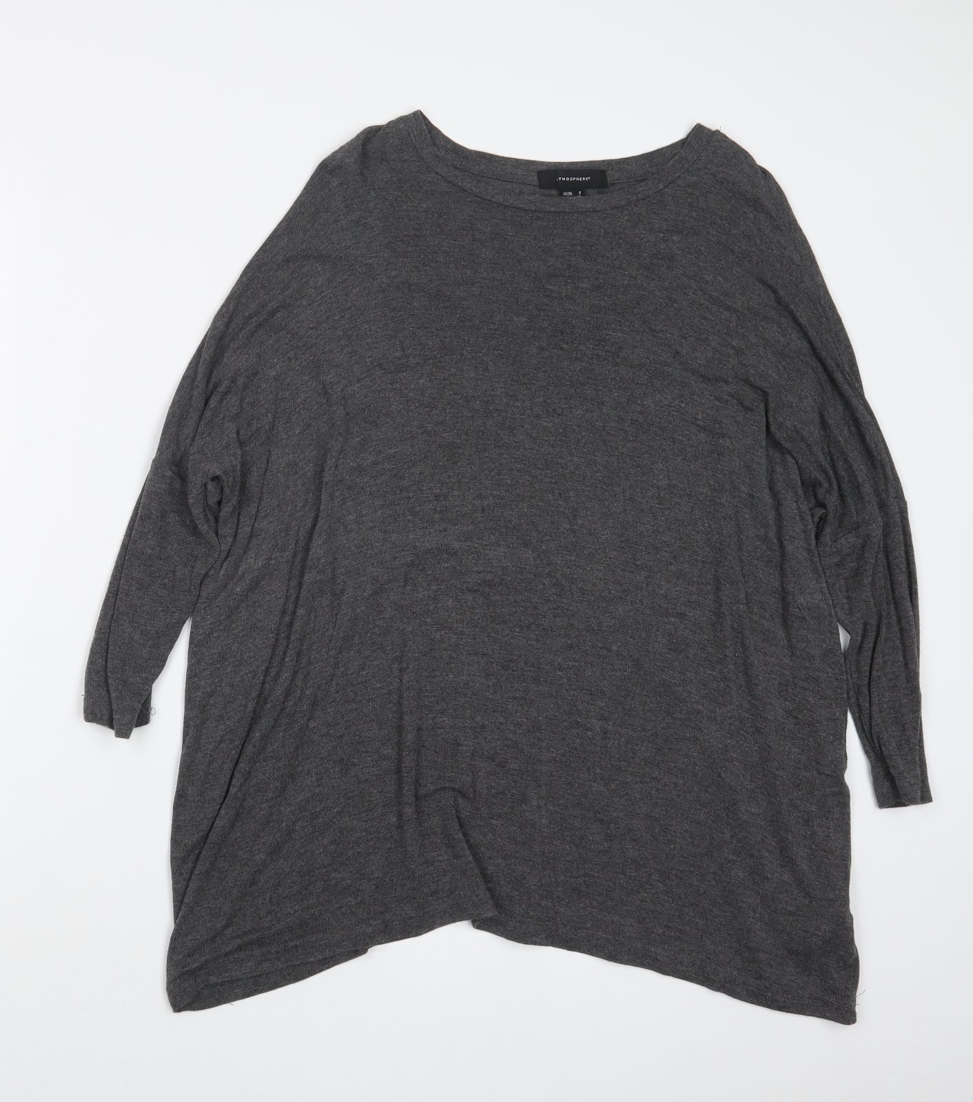 Atmosphere Womens Grey   Basic T-Shirt Size 8
