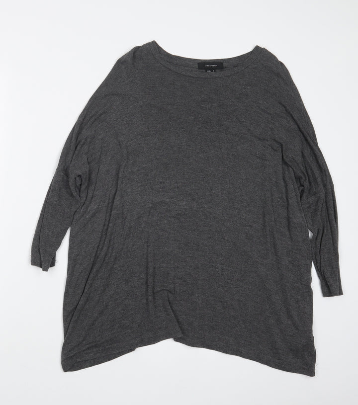 Atmosphere Womens Grey   Basic T-Shirt Size 8