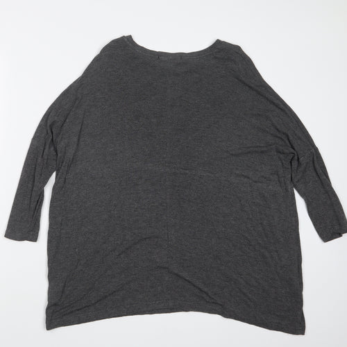 Atmosphere Womens Grey   Basic T-Shirt Size 8