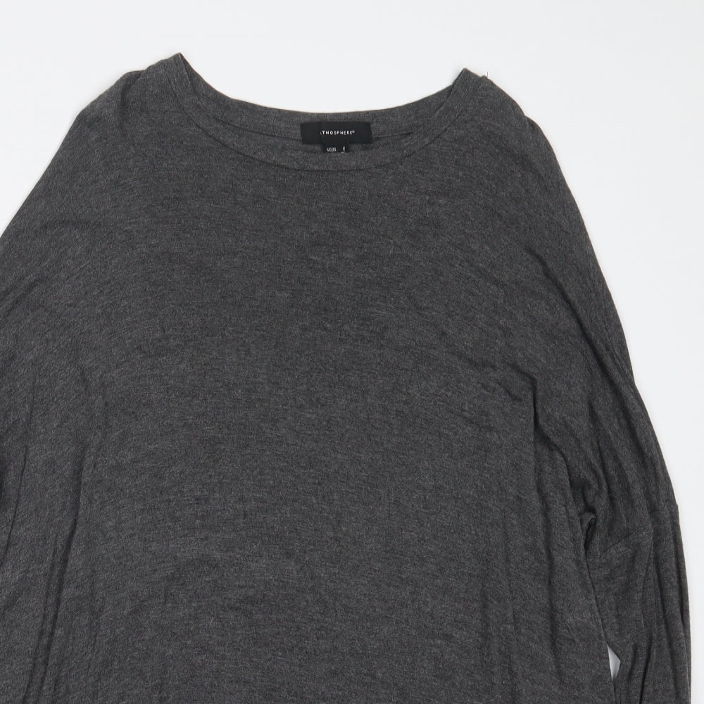 Atmosphere Womens Grey   Basic T-Shirt Size 8