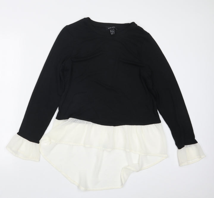 New Look Womens Black   Pullover Jumper Size S