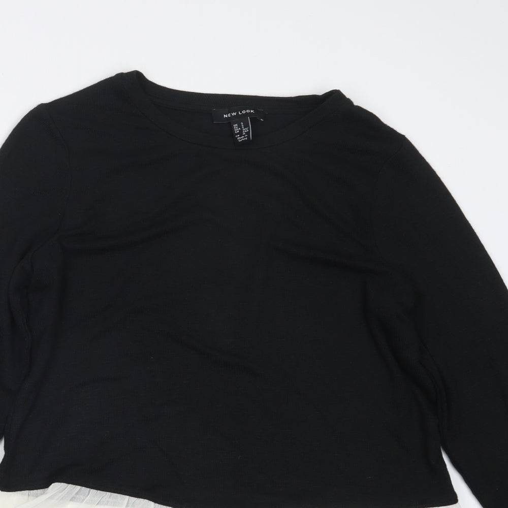 New Look Womens Black   Pullover Jumper Size S