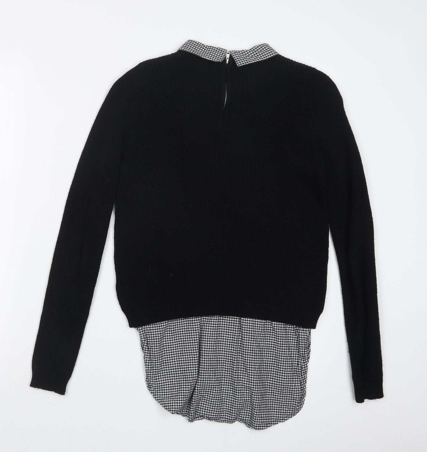 Primark Womens Black  Knit Pullover Jumper Size 8