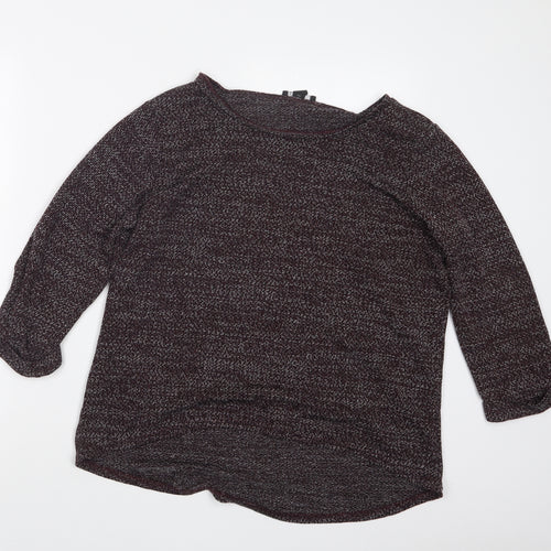 New Look Womens Purple   Pullover Jumper Size 14