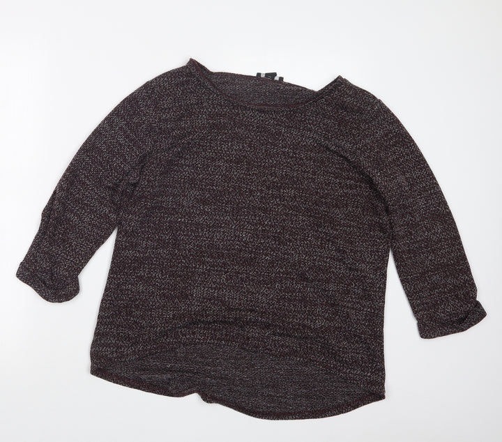 New Look Womens Purple   Pullover Jumper Size 14