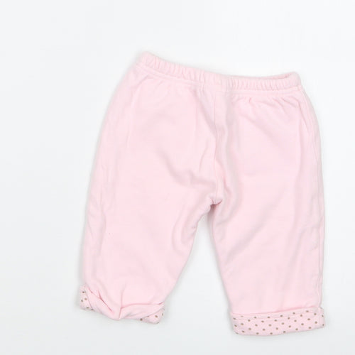 Mon Caramel Girls Pink   Jogger Trousers Size 9 Months
