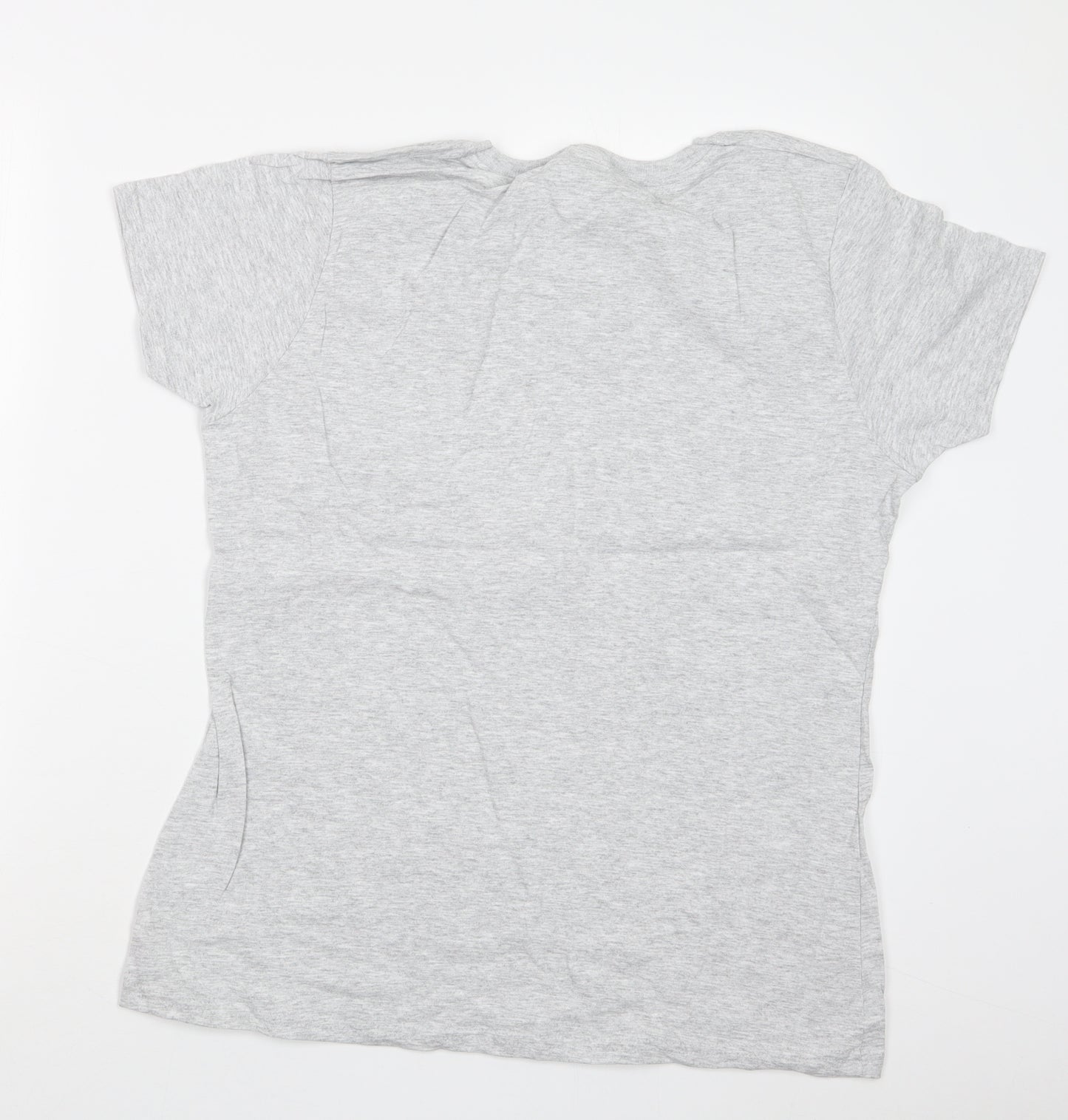 Fruit of the Loom Womens Grey   Basic T-Shirt Size 2XL