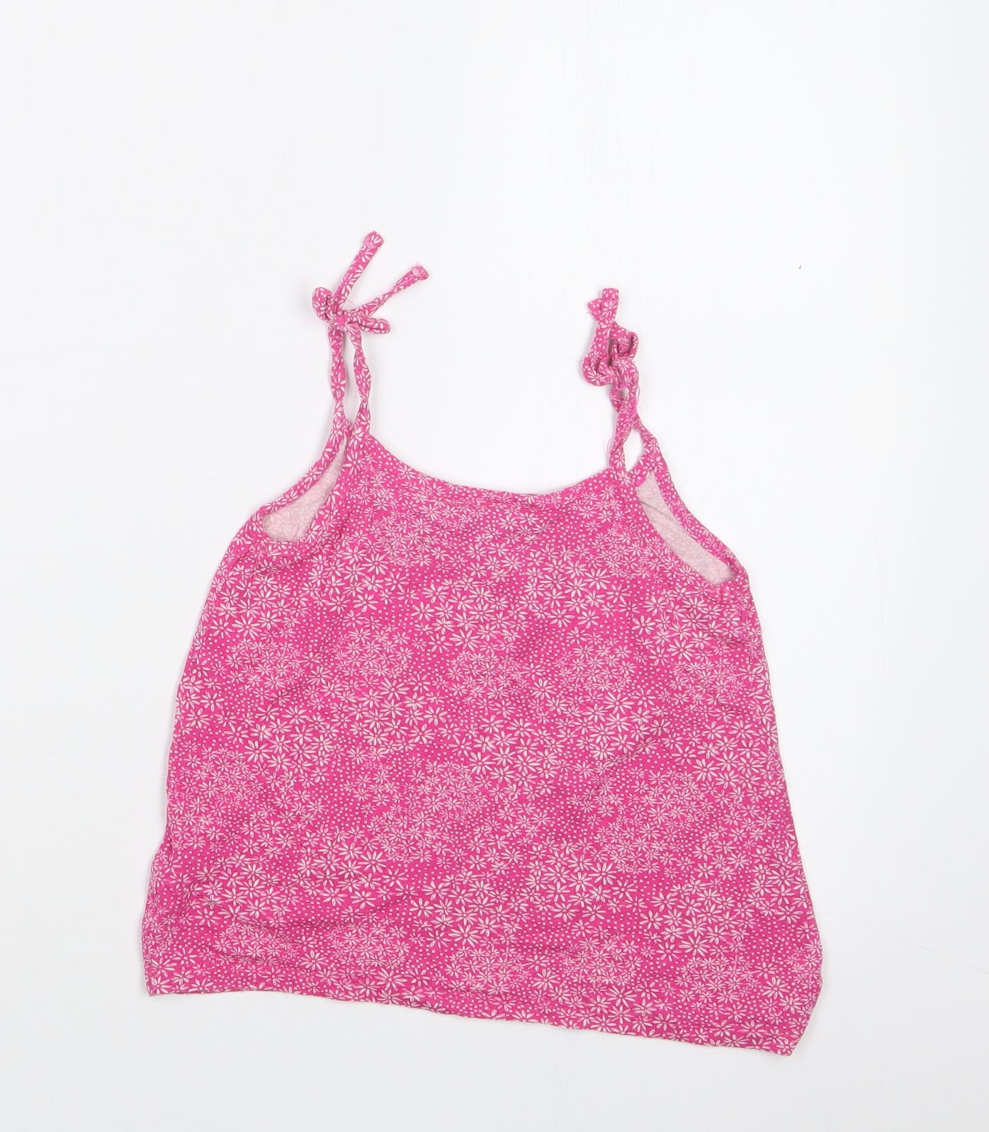 Matalan Girls Pink Geometric  Basic T-Shirt Size 4 Years