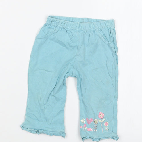 Cherokee Girls Blue   Capri Trousers Size 3-6 Months