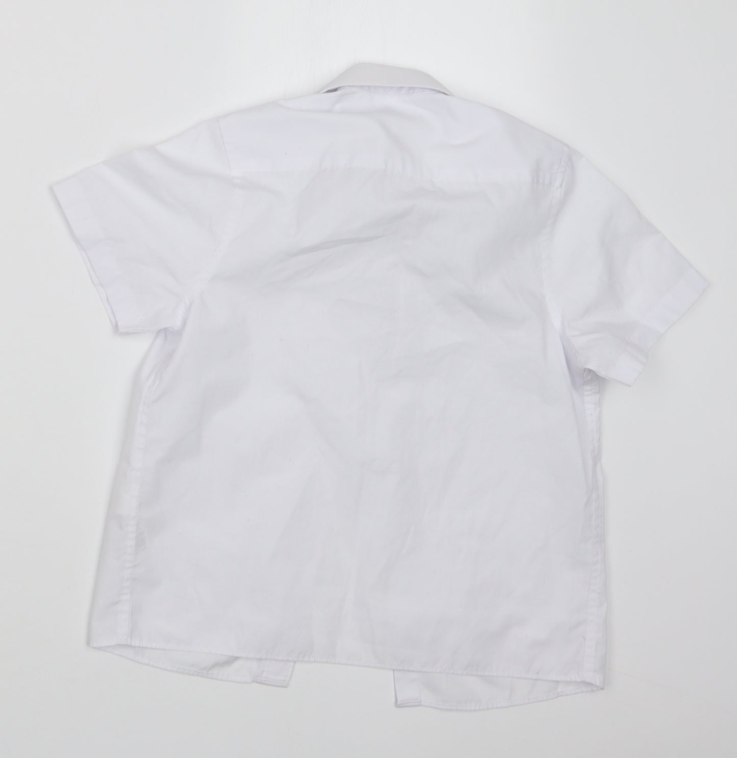 Marks and Spencer Boys White   Basic Button-Up Size 5-6 Years