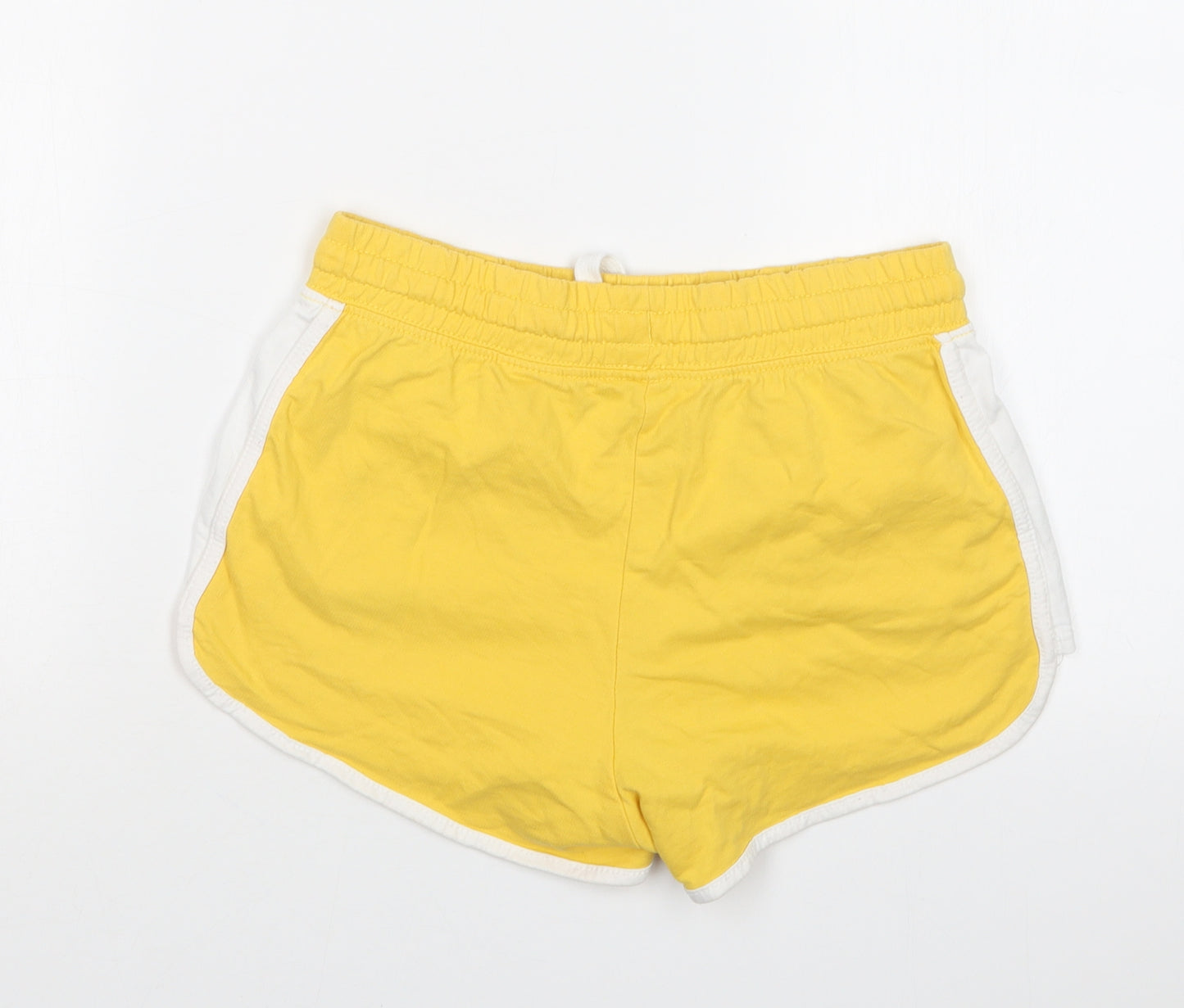 H&M Womens Yellow   Hot Pants Shorts Size 25 in
