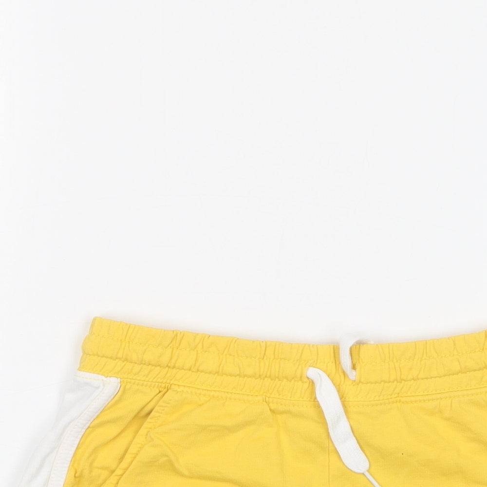 H&M Womens Yellow   Hot Pants Shorts Size 25 in