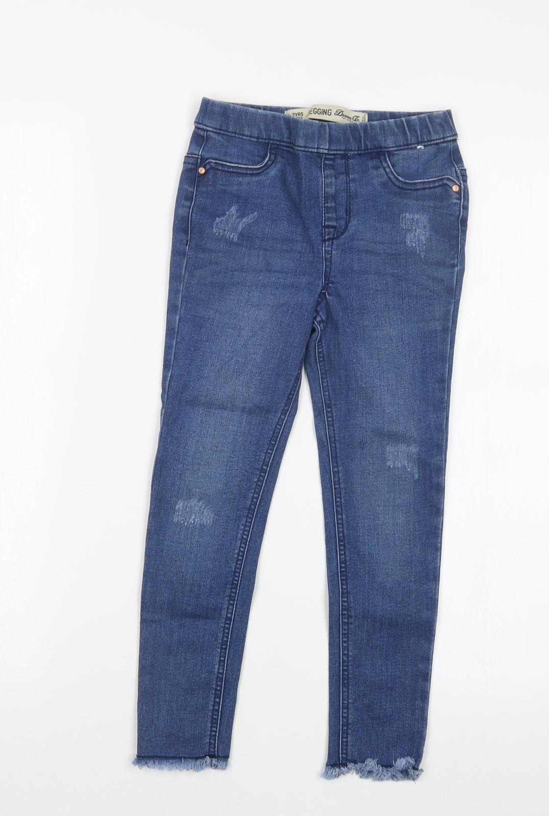 Denim Co. Girls Blue  Denim Jegging Jeans Size 6-7 Years