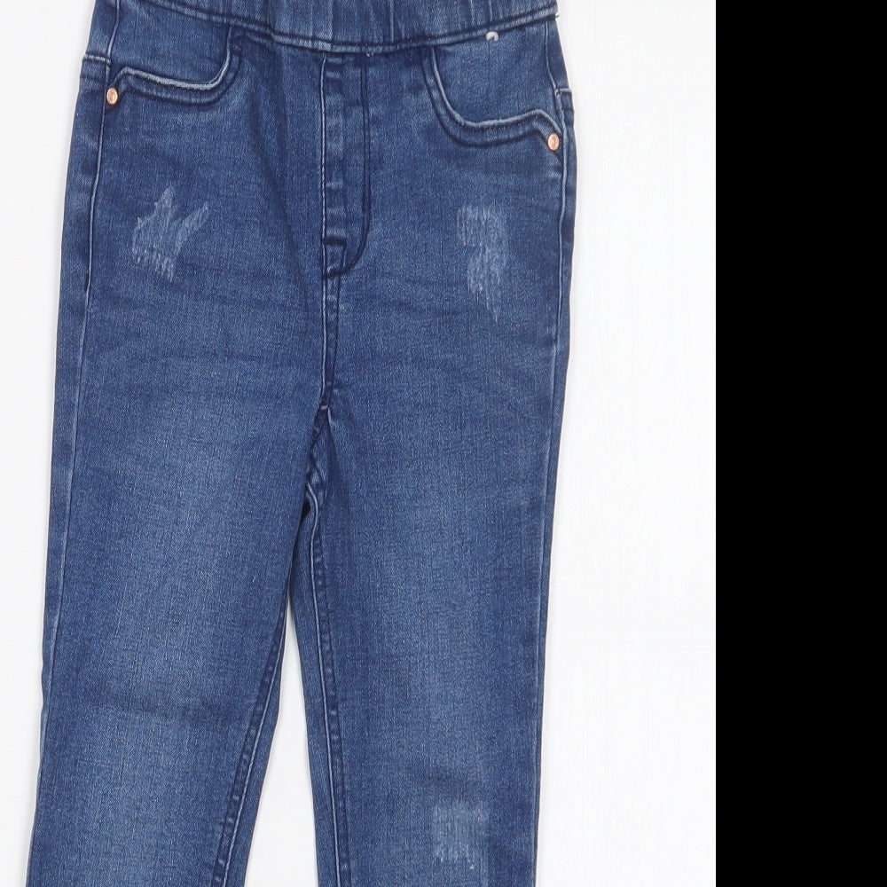 Denim Co. Girls Blue  Denim Jegging Jeans Size 6-7 Years