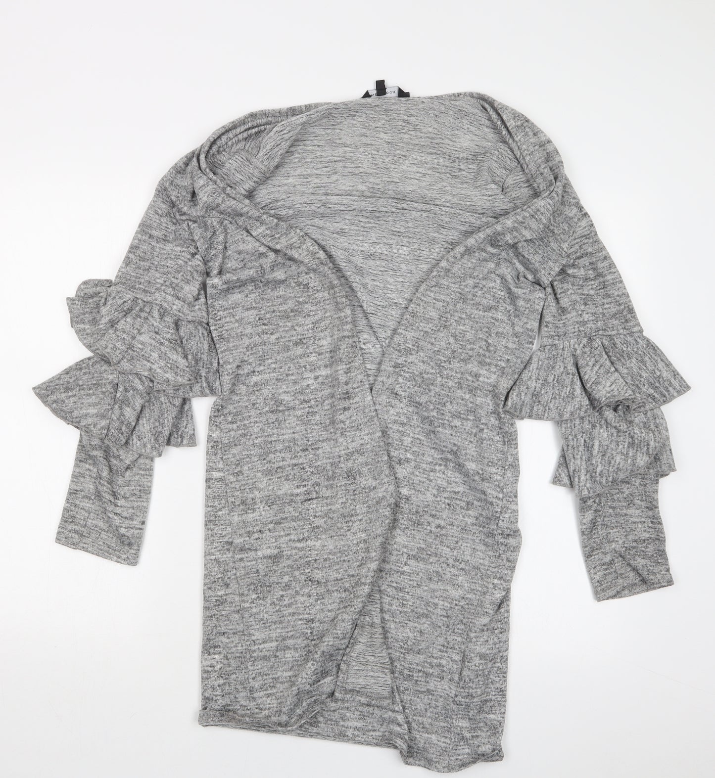 New Look Womens Grey  Knit Cardigan Jumper Size S