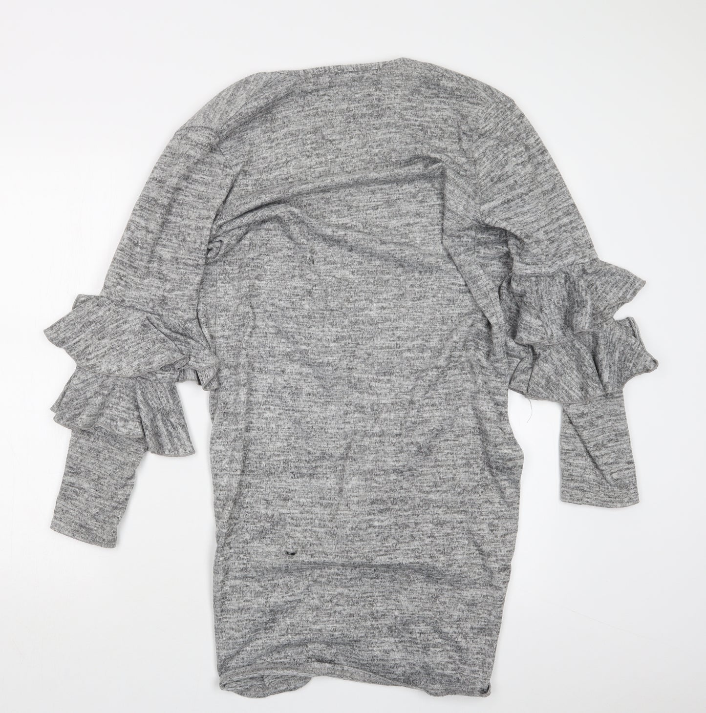 New Look Womens Grey  Knit Cardigan Jumper Size S
