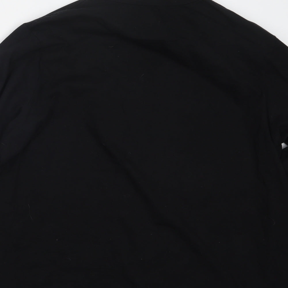 Carlo Capri Mens Black    T-Shirt Size XL