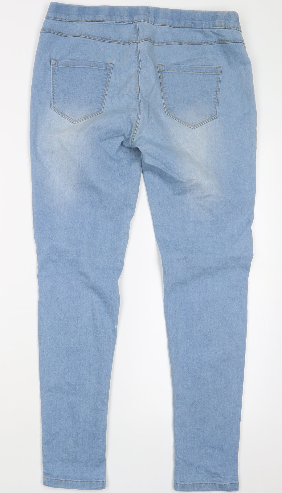 George Womens Blue  Denim Jegging Jeans Size 12 L29 in