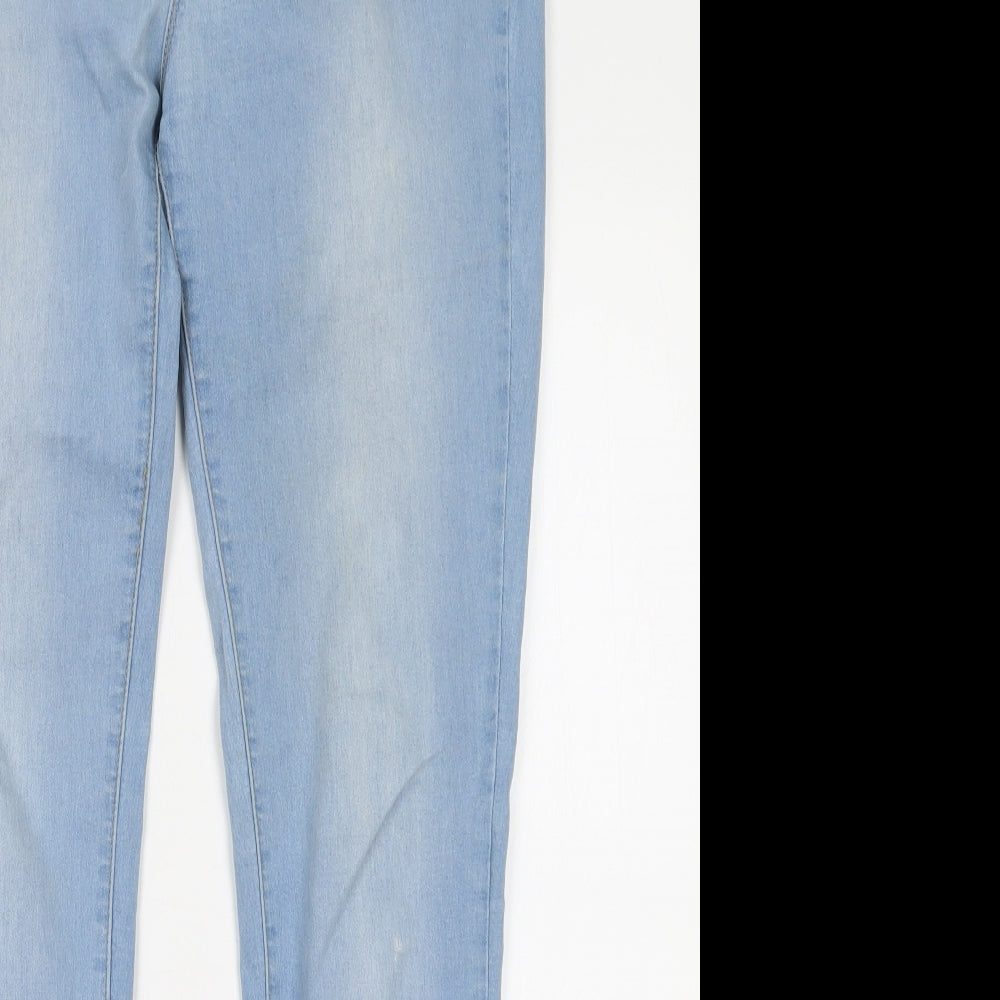 George Womens Blue  Denim Jegging Jeans Size 12 L29 in