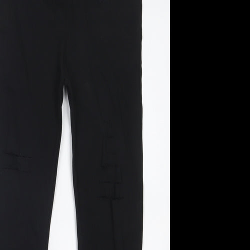 Preworn Womens Black   Trousers  Size M L24.5 in