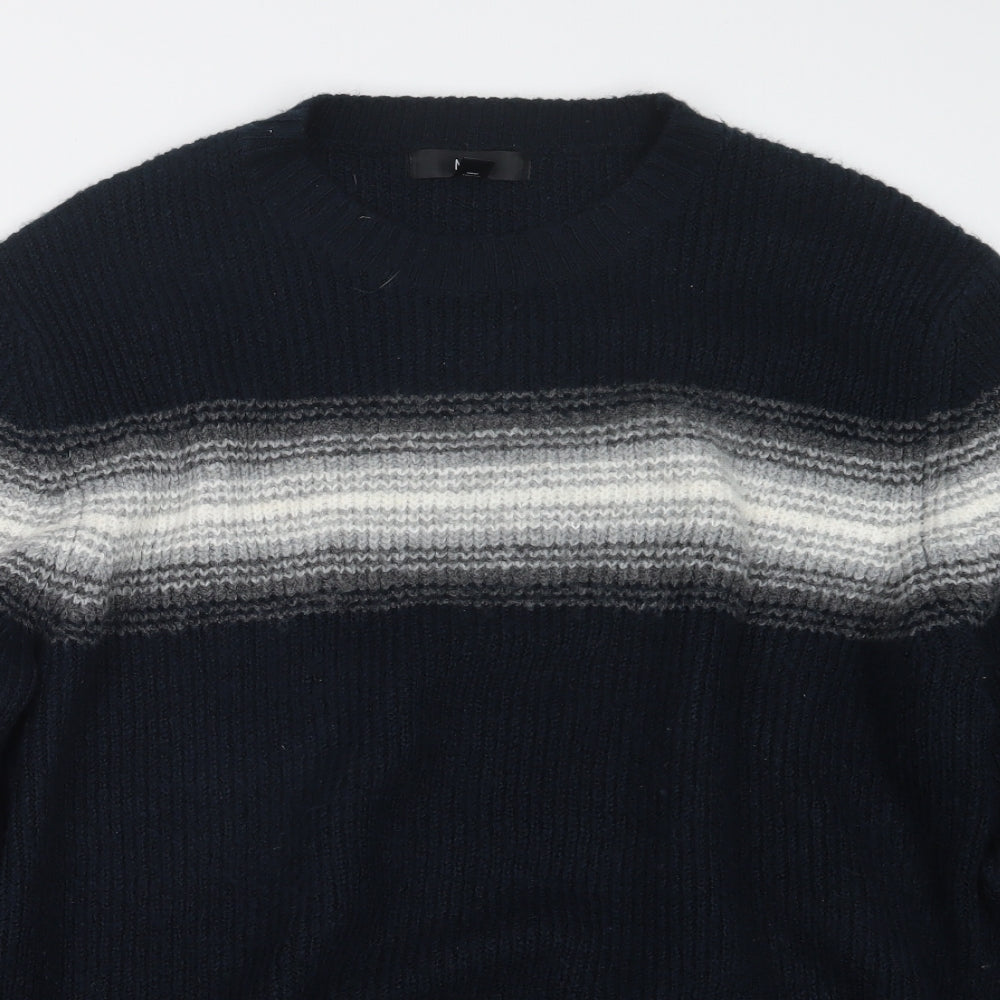 Marks and Spencer Mens Blue  Knit Pullover Jumper Size XL