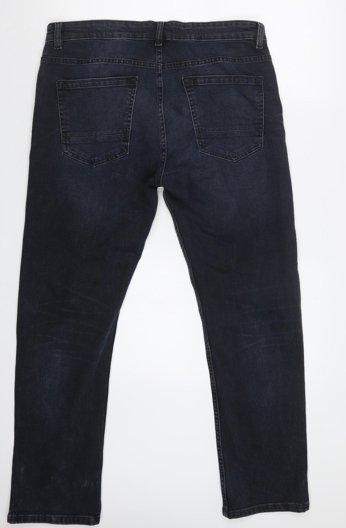 Burton Mens Blue  Denim Straight Jeans Size 35 in L29 in