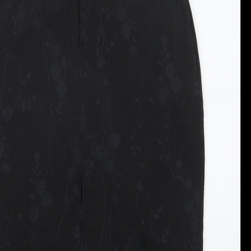 Preworn Womens Black   Straight & Pencil Skirt Size 12