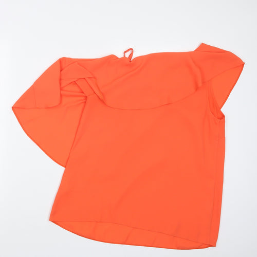 George Womens Orange   Basic Blouse Size 12