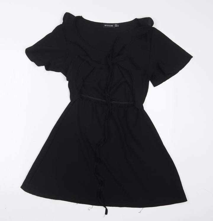 PRETTYLITTLETHING Womens Black   Mini  Size 8