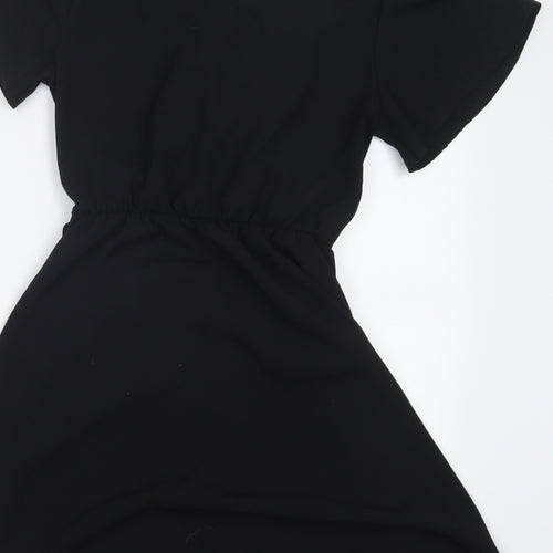 PRETTYLITTLETHING Womens Black   Mini  Size 8