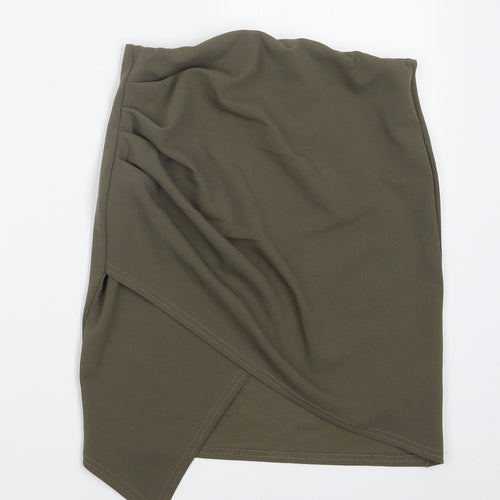 Nasty Gal Womens Green   Straight & Pencil Skirt Size 10