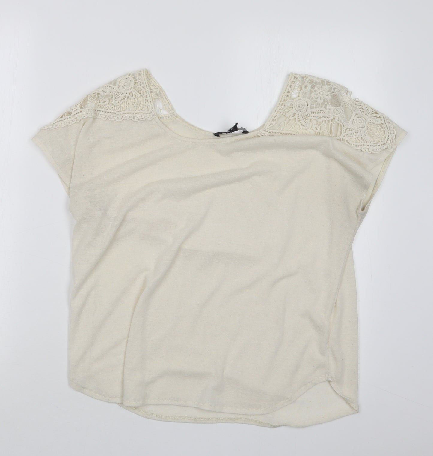 Atmosphere Womens Beige   Basic T-Shirt Size 10