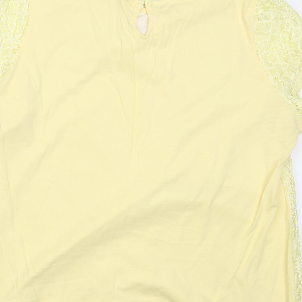 Dorothy Perkins Womens Yellow   Basic Blouse Size 18