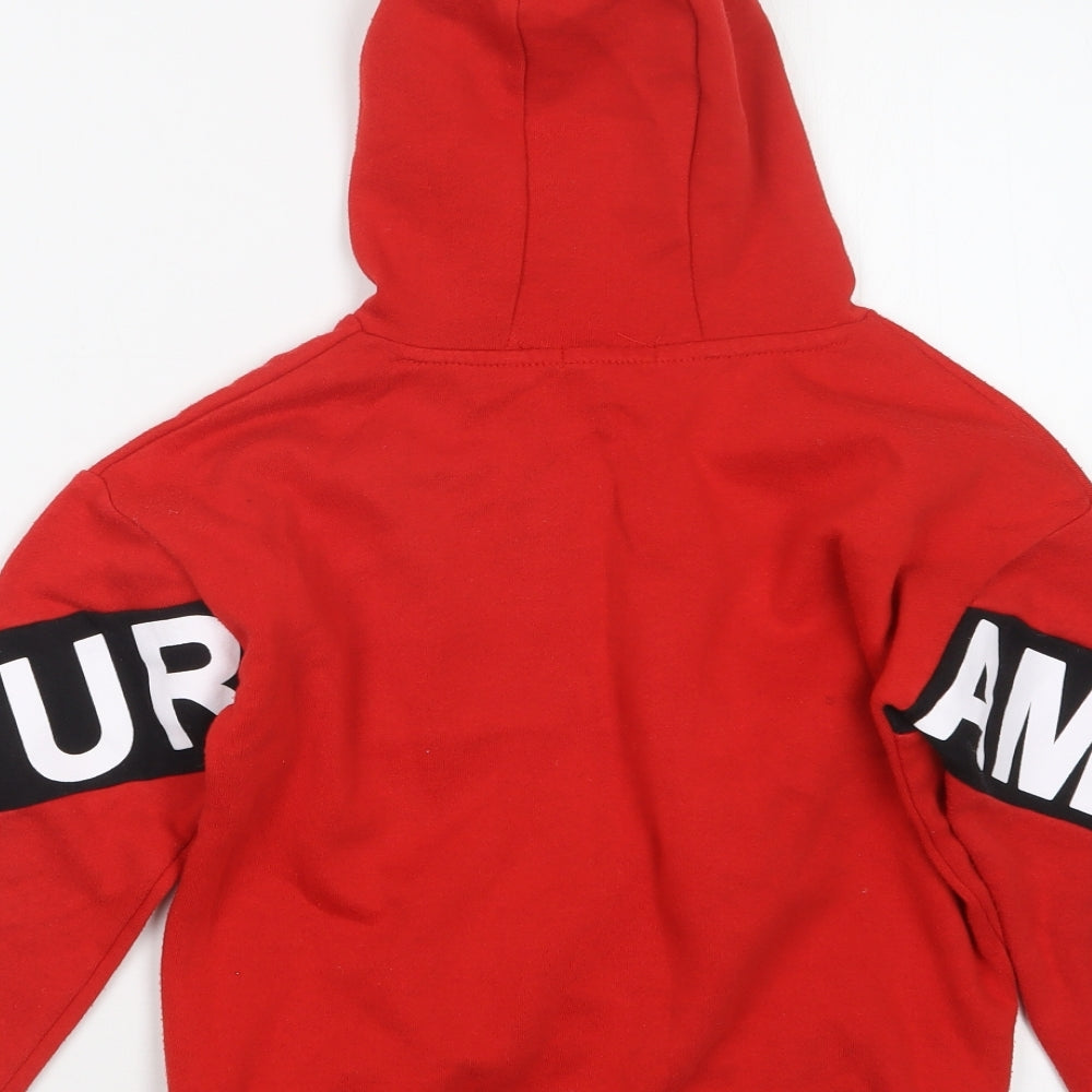 Primark Girls Red   Pullover Hoodie Size 9-10 Years