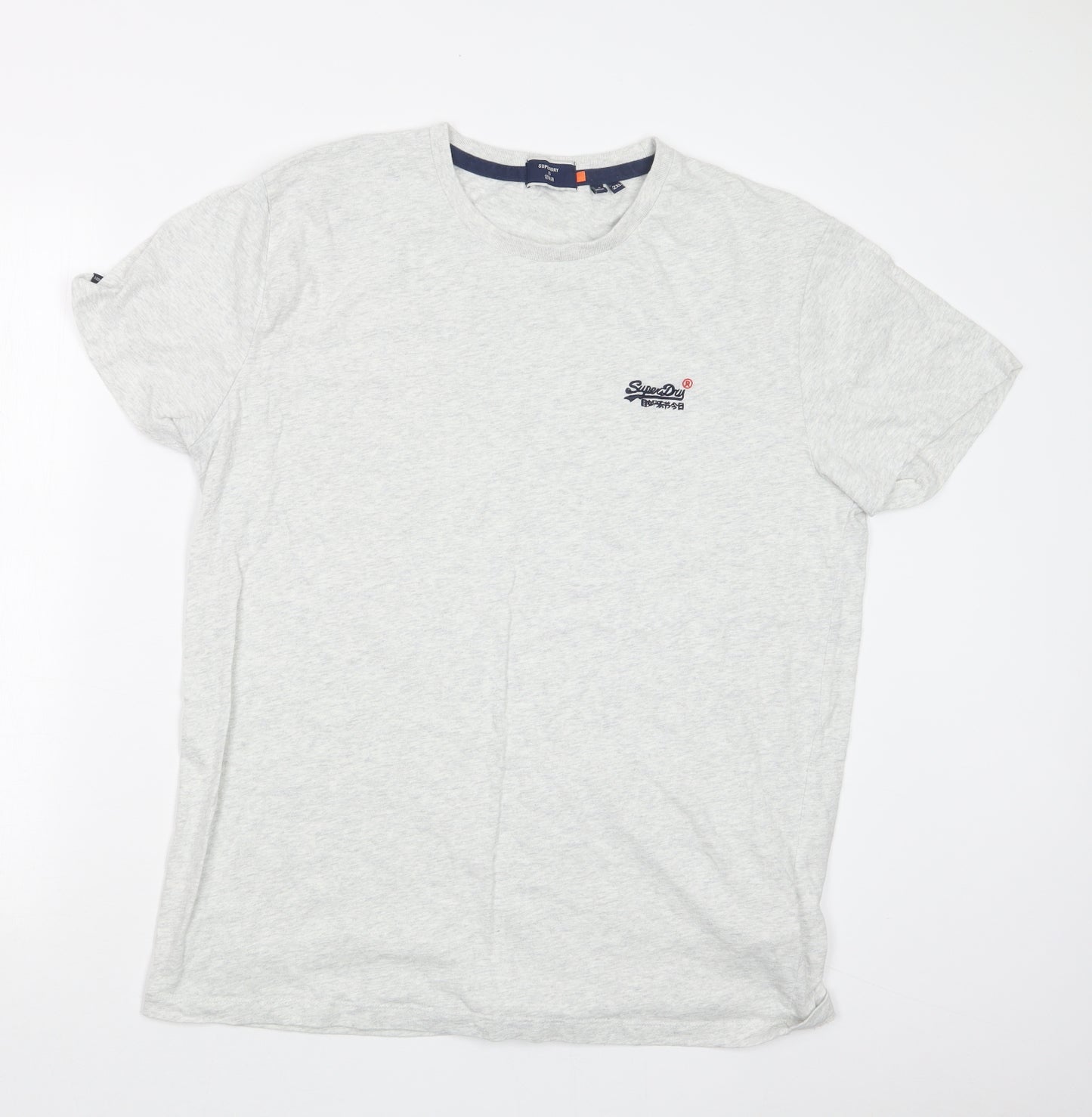 Superdry Mens Grey    T-Shirt Size 2XL