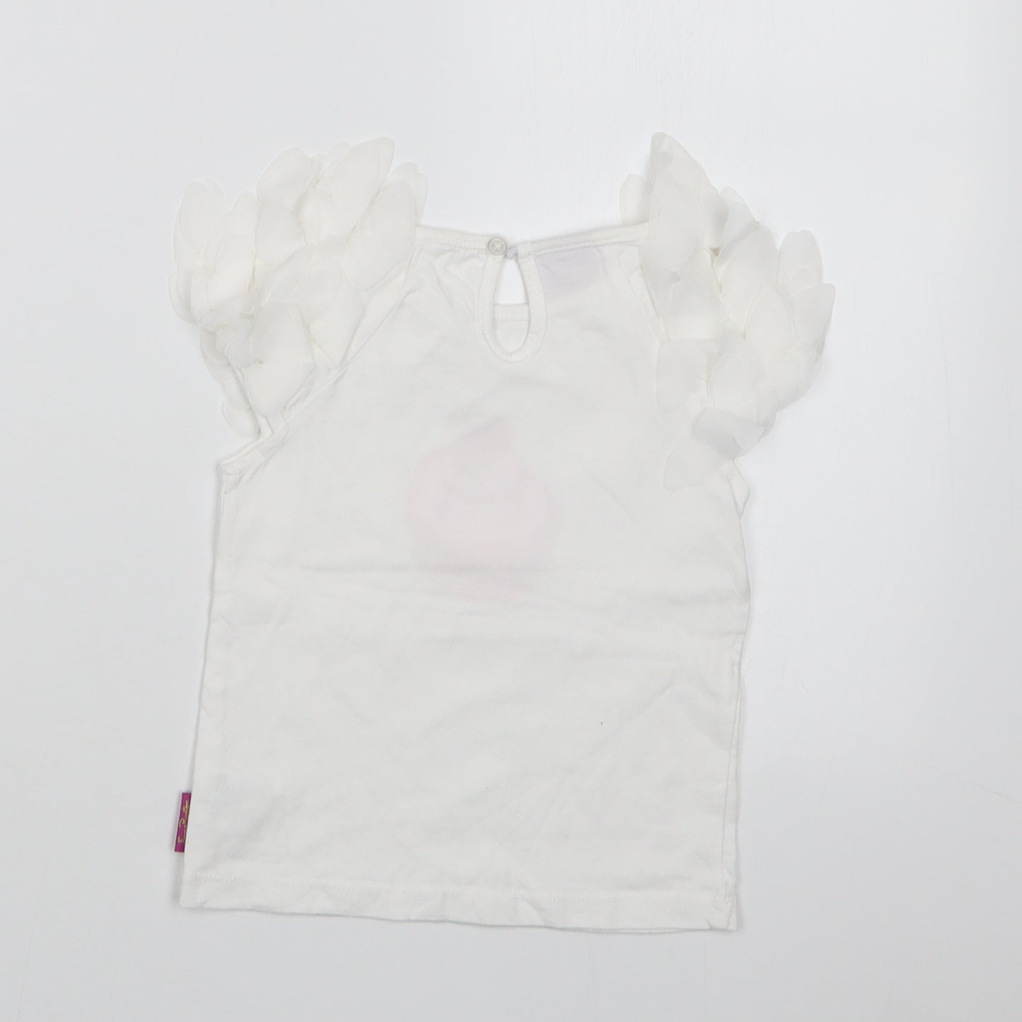 Emma Bunton Girls White   Basic T-Shirt Size 18-24 Months