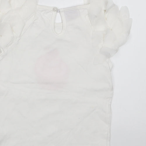 Emma Bunton Girls White   Basic T-Shirt Size 18-24 Months