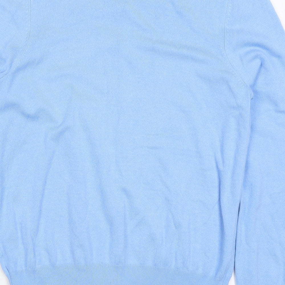 Marks and Spencer Womens Blue  Knit Cardigan Jumper Size 12